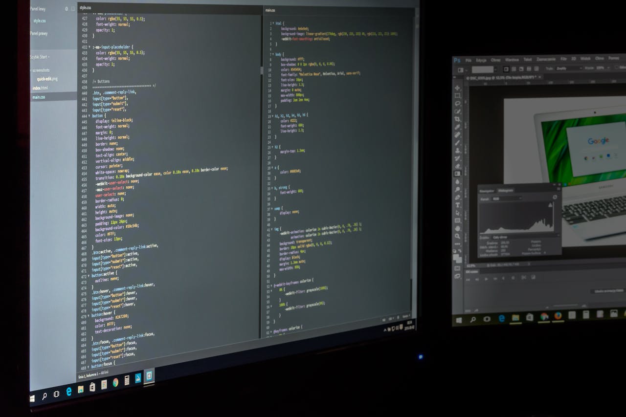 Computer Screen Turned on
